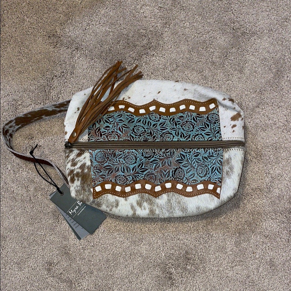 Myra Bag Brown and Blue